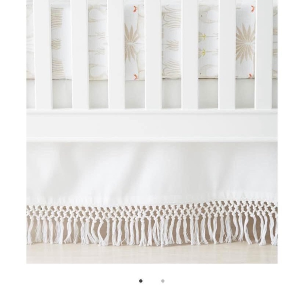 Serena and Lily crib Bed Skirt!